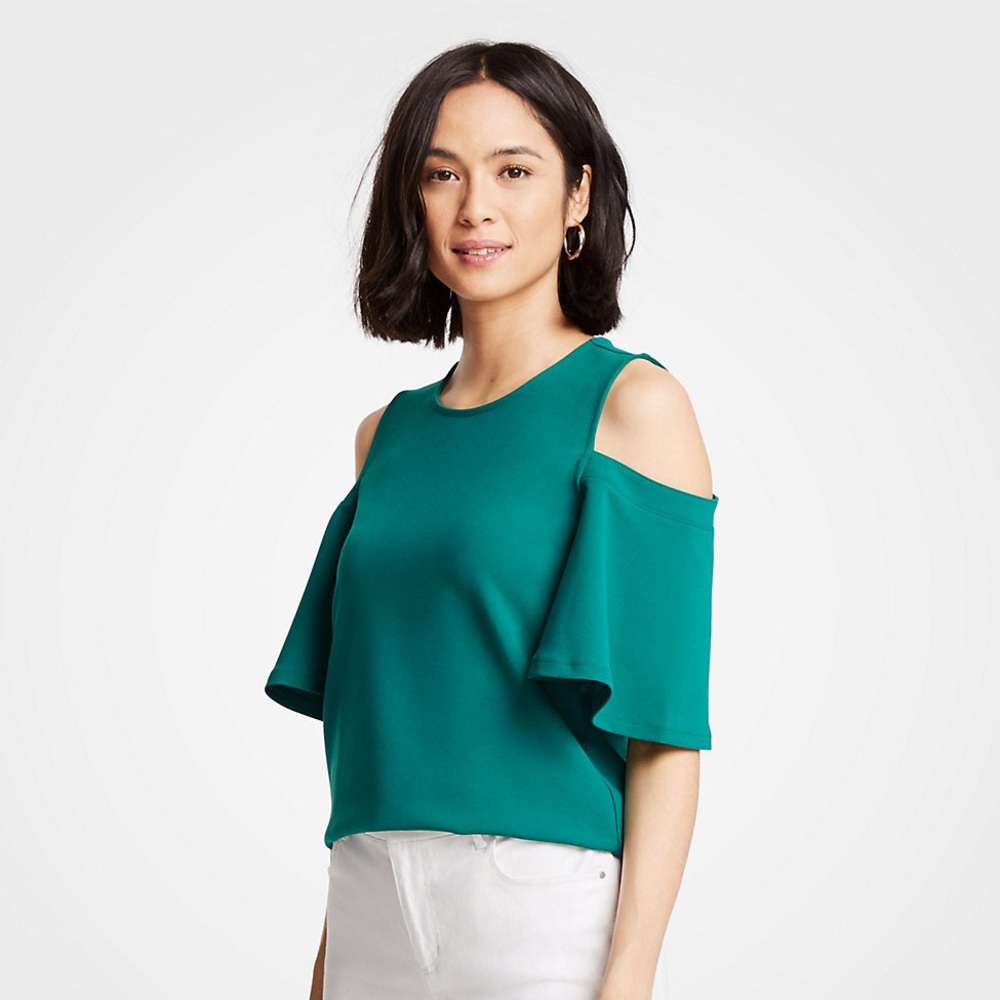New Ann Taylor COLD SHOULDER TOP